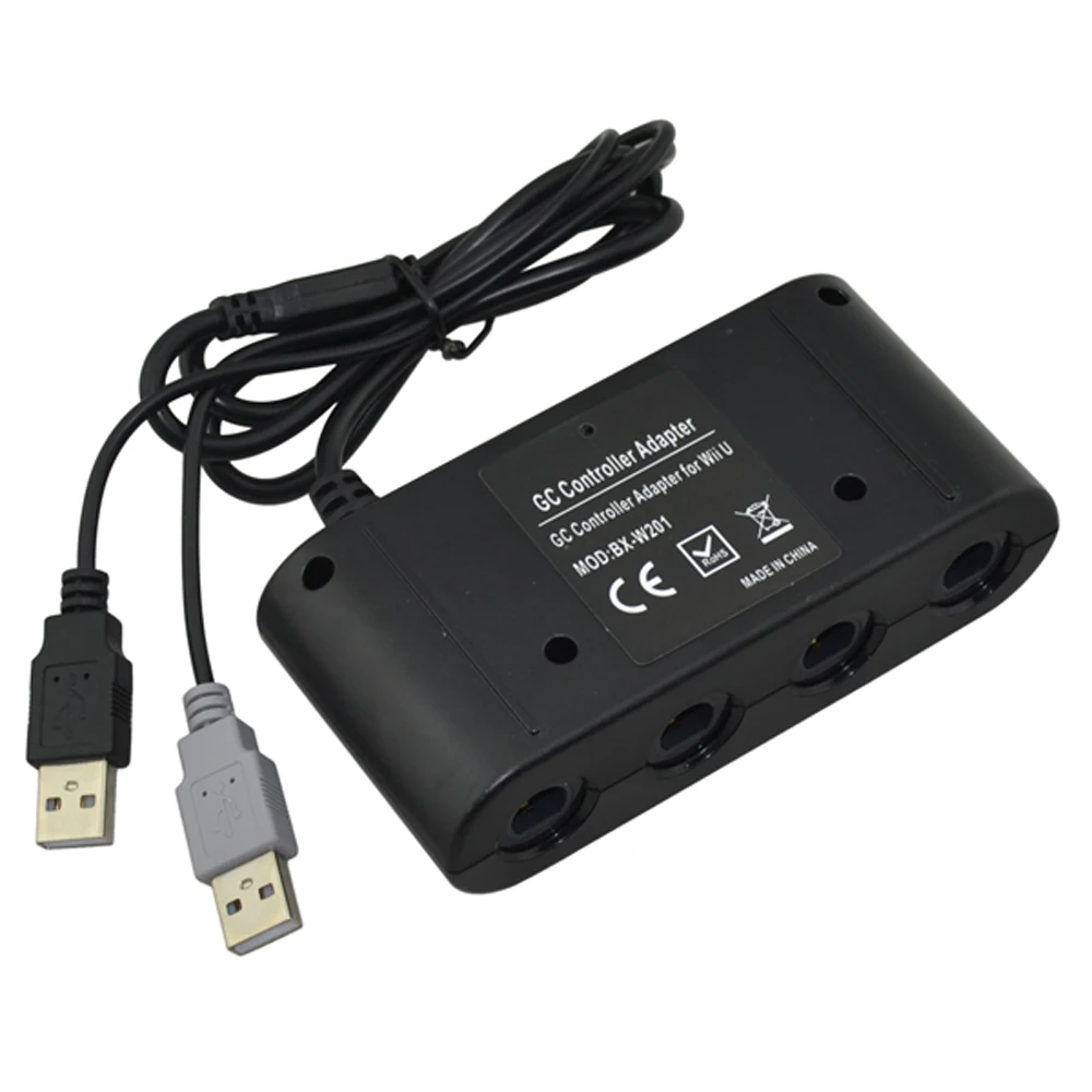 4 ports Player Converter for GameCube Controller Adapter for Wii U