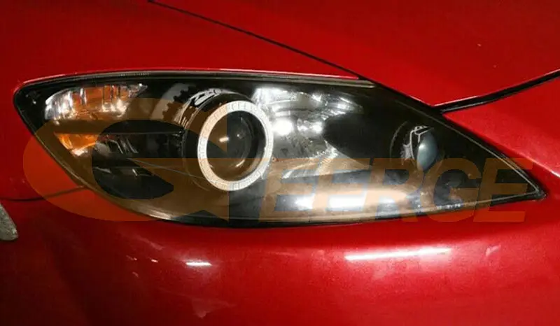 Для Mazda RX8 Rx-8 2004 2005 2006 2007 2008 RF контроллер Bluetooth мульти-Цвет ультра яркий RGB светодиодный Ангельские глазки гало кольца комплект