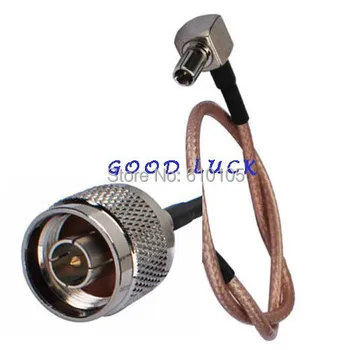 

20pcs/lot RF Pigtai N plug to ts9 ts-9 male right angle RG316 jumper cable 20cm