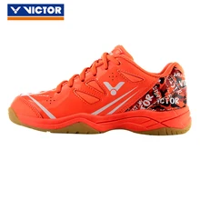 Оригинальная детская обувь Victor для мальчиков и девочек; детская обувь для бадминтона; спортивные кроссовки; дышащая Спортивная обувь для тенниса; A370jr