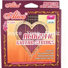 Алиса: безумие возвращается AW466 свет Акустическая гитара строки покрытием высокоуглеродистой Сталь& витые, бронзовые, фарфоровые струны оптовых партий