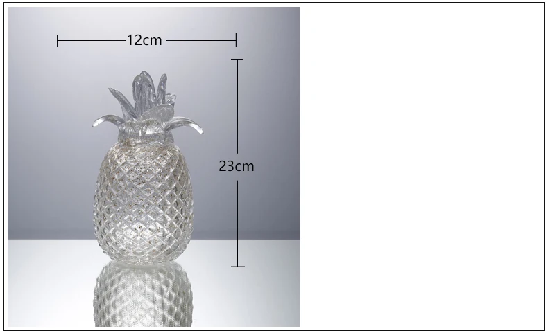 Креативный хрустальный орнамент ананас завод фрукты Искусство и ремесла миниатюрные фигурки свадебные подарки украшение дома аксессуары