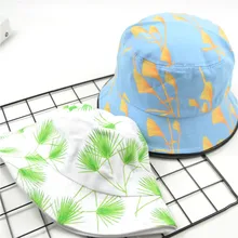 Женская кепка с листом, складной солнцезащитный козырек, женские элегантные головные уборы для женщин, Harajuku Рыбацкая шляпа, оригинальная женская летняя пляжная шляпа