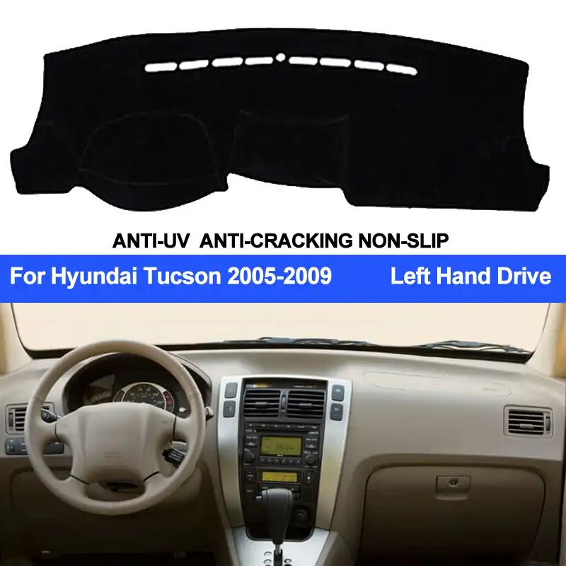 TAIJS приборной панели автомобиля крышка для hyundai Tucson 2005 2006 2007 2008 2009 Авто тире коврик приборной панели коврик ковер анти-УФ анти-скольжения - изображение