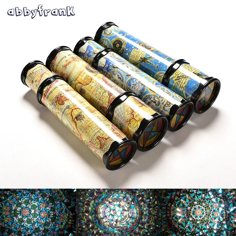 x 2 KALEIDOSCOPE Childrens retro toy