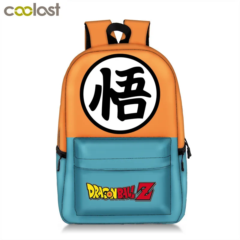 Аниме Покемон/Dragon Ball рюкзак для подростков мальчиков детские школьные сумки Пикачу/Саян Сон Гоку рюкзак
