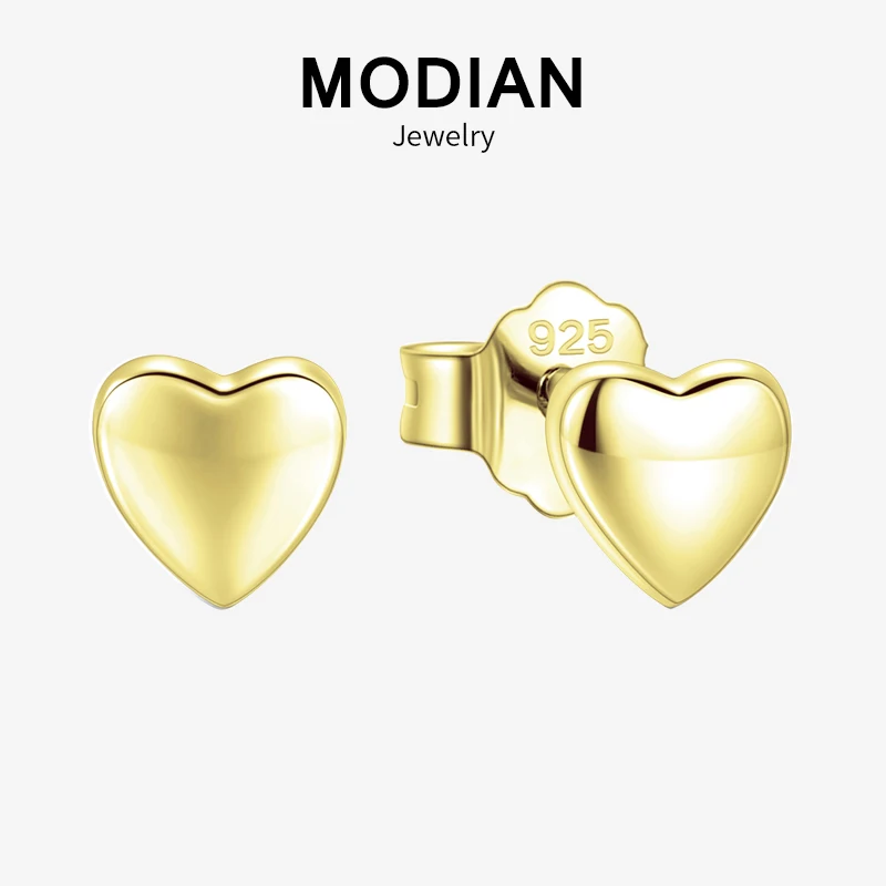 Modian Новые поступления реальные 925 стерлингового серебра розовое & Gold Цвет сердца