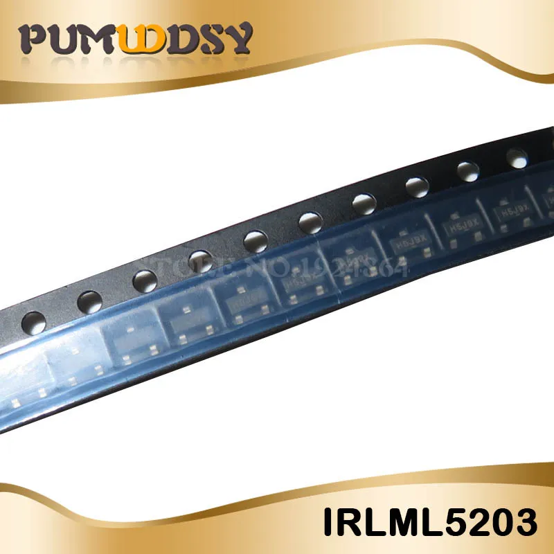10 шт. IRLML5203 IRLML5203TRPBF SOT23 30V 2.4A P-channel новый оригинальный IC | Электронные компоненты и