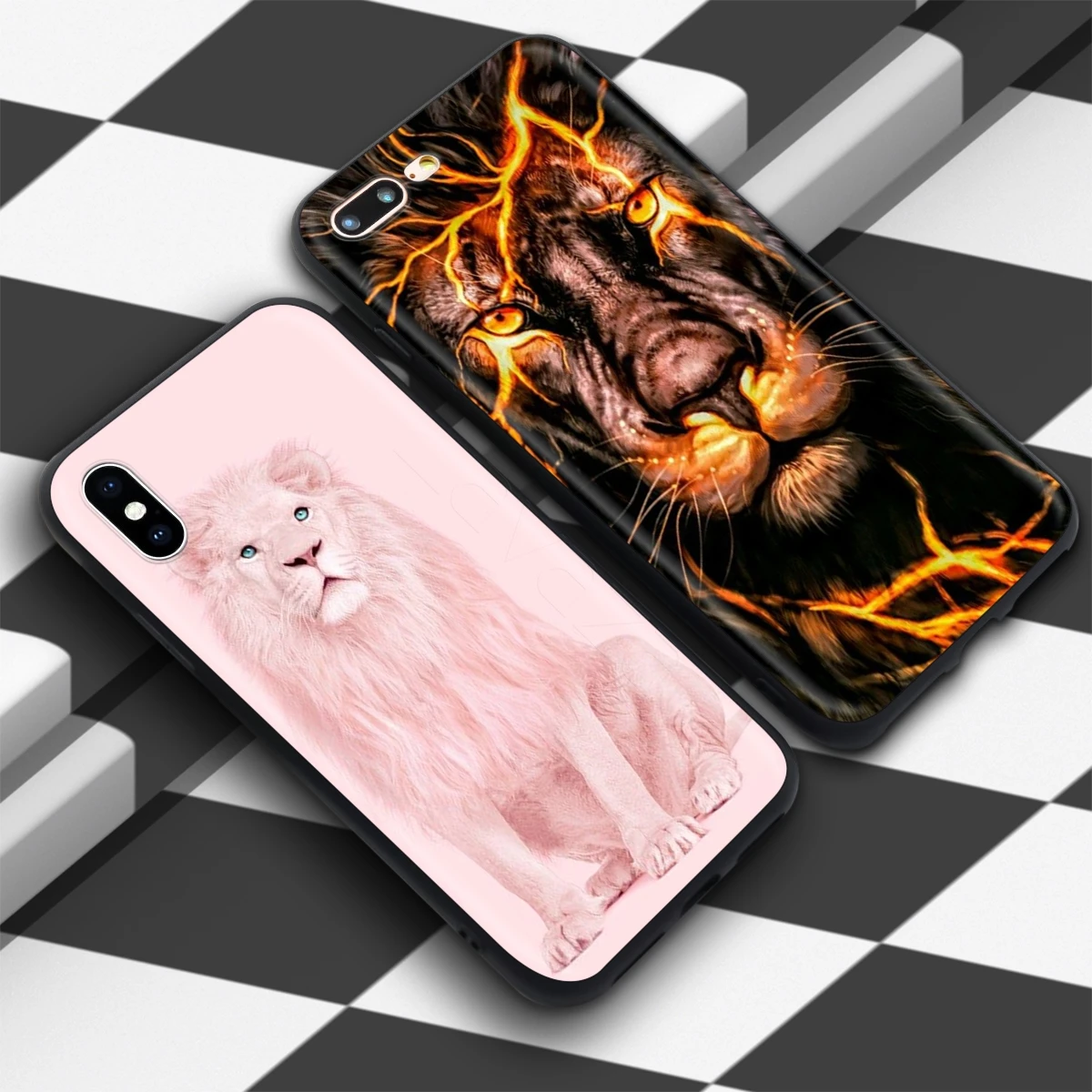 Чехол Lavaza с животными и львом для iPhone 12 mini 11 Pro XS Max XR X 8 7 6 6S Plus 5 5s se|Бамперы| |