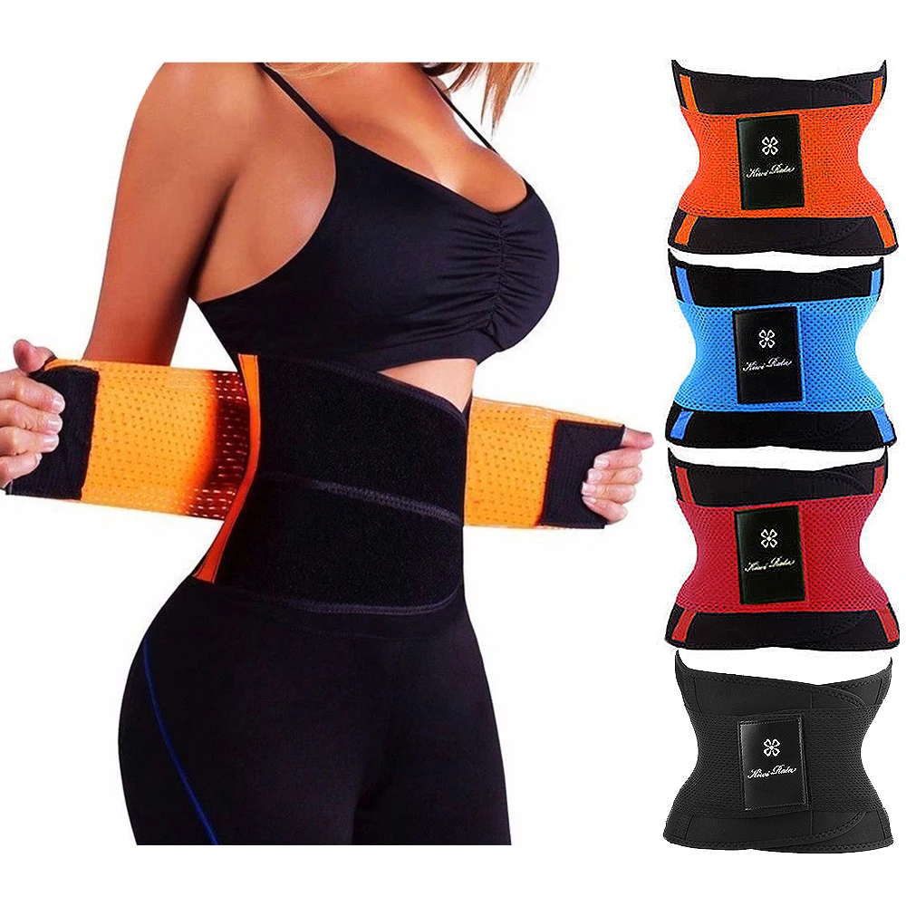 

Women Slimming Body Shaper Power Sweat Waist Belt Girdles Firm Control Waist Trainer Corsets Plus Size Shapewear