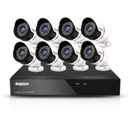 P Tmezon AHD 8CH 1080 P DVR CCTV 8 шт. P 1080 P 2.0MP камера Главная Безопасность видеонаблюдения системы Открытый Всепогодный Пуля Cam комплект