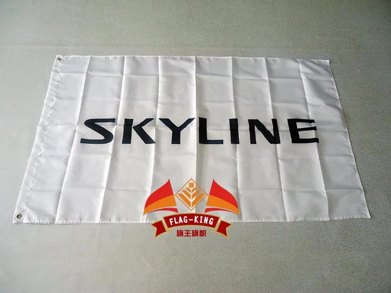 Горизонт Гоночный флаг, горизонт с белым фоном 90*150 см полиэстер баннер