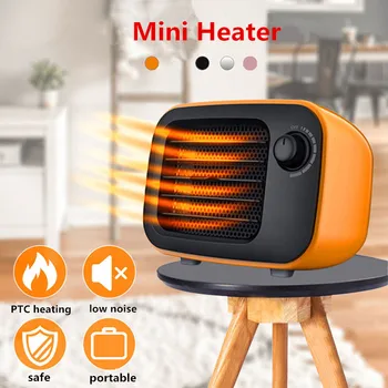 

Electric Mini Fan Heater Warm Air Blower Portable Desktop Winter Heating Office Household Warmer Machine