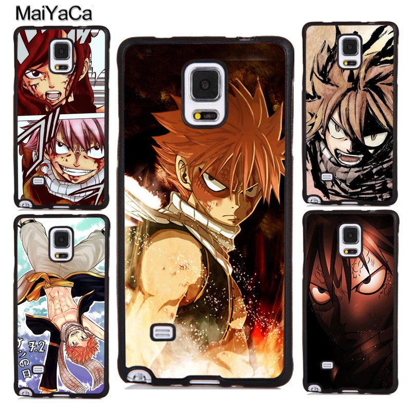 MaiYaCa Anime Fairy Tail Natsu Phone Cases Cover For Samsung Galaxy S6