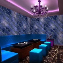 Пользовательские 3D стереоскопический печати DIY Ткань текстильные обои для стен тканью фрески матовый шелк KTV торговли полоса моющиеся хорошее