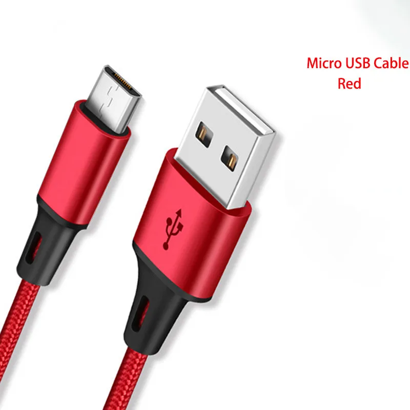 

1M Micro USB Cable 2.4A Fast Charger Data SYNC Metal Braided Cord For HUAWEI Mate 7 8 S P8/P9 Lite/P10 Lite Honor 7 7X LG G3 G4