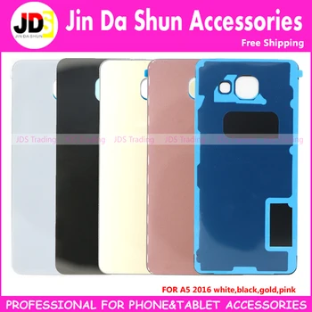 

DHL For Samsung Galaxy A5 2016 SM-A510F A5100 Back Housing Battery Door Cover Rear Phone Case with LOGO+Adhesive Gule+IMEI Code