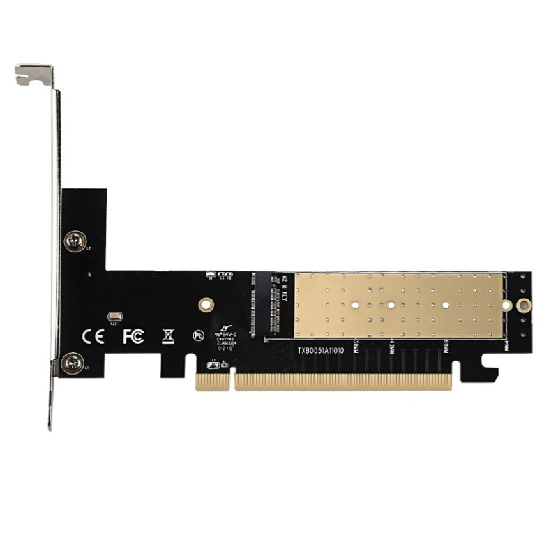 DIEWU PCIE PCIe X16 3.0 to M.2 SDD NVME Add On Cards riser card high speed Computer Expansion Cards TXB005