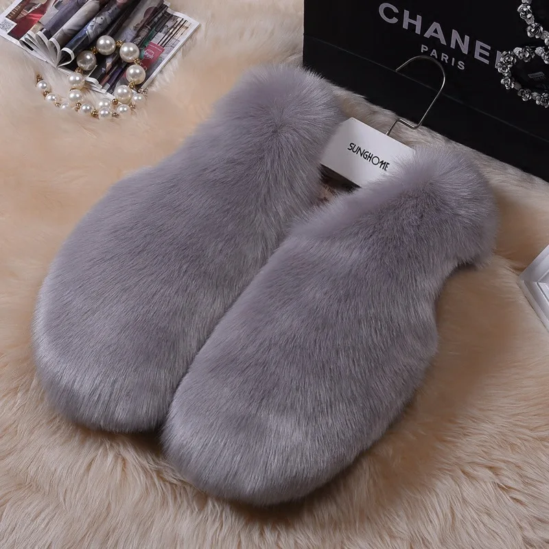 JKP 2018 new autumn and winter girls imitation fur vest cotton coat waistcoat small children's hair vest jacket tide FPC-216