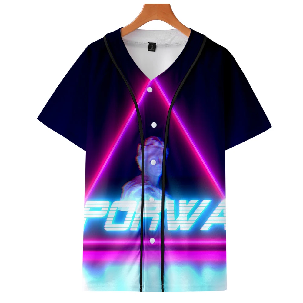 Бейсбольная одежда с коротким рукавом Vaporwave Sad Girl Kakarot принтом Vitale Nero Dante косплей