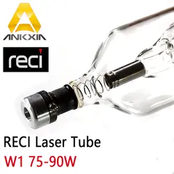 Co2 лазерной трубки Reci 80 W 90 W W1 9060 труб для Co2 лазерной резки гравировки диаметром 80 мм Длина 1050 мм S1 V1 Z1