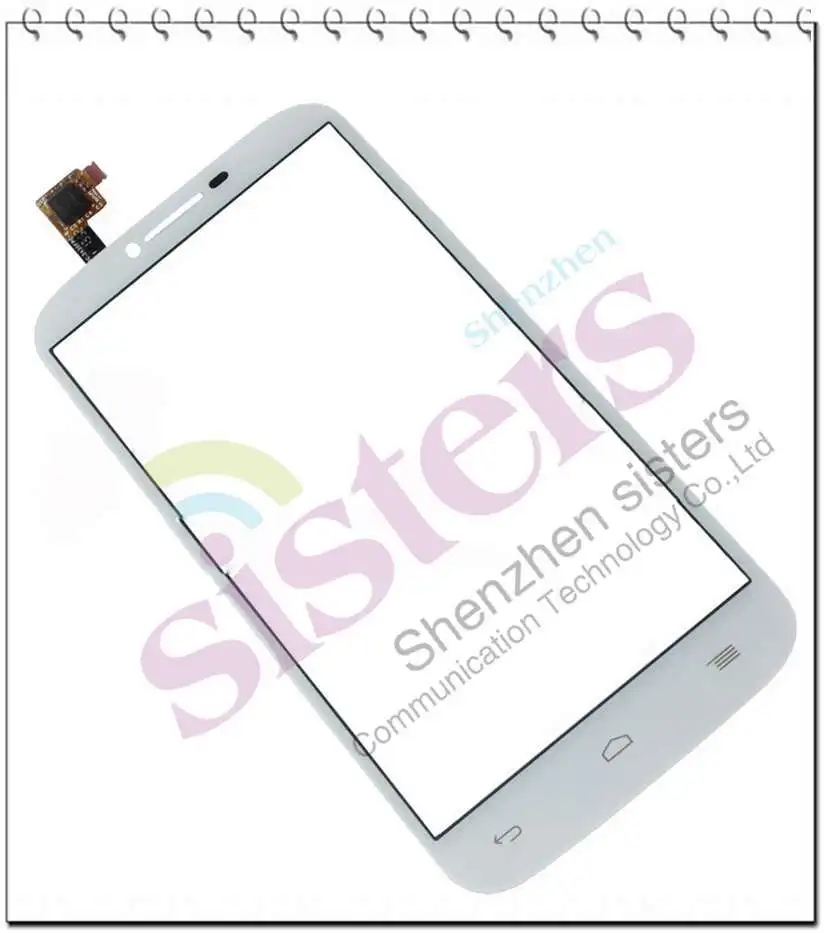 ALC0016 Black White Touch Screen Digitizer Glass Panel For Alcatel Pop C9 OT-7047 7047 7047D  (5)