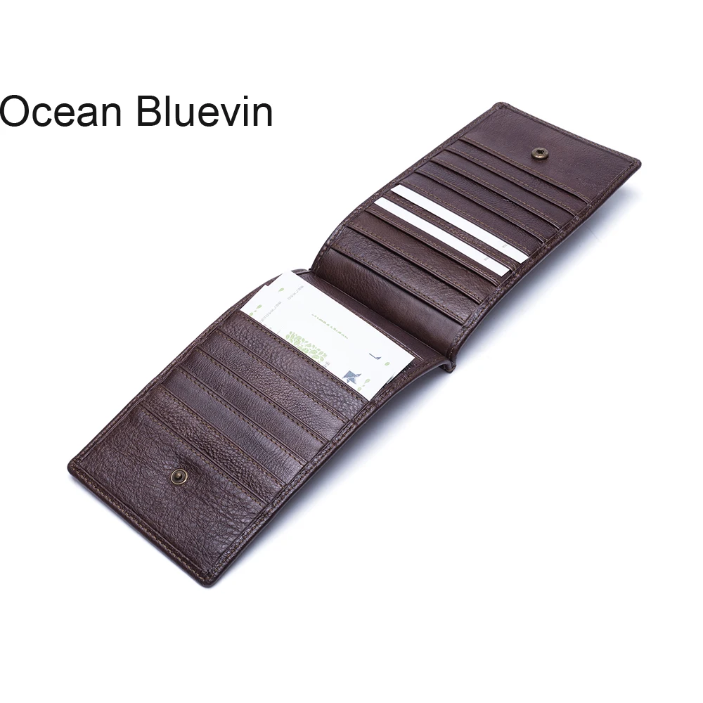 OCEAN bluewin натуральная кожа для мужчин держатель кредитных карт деловой мужской