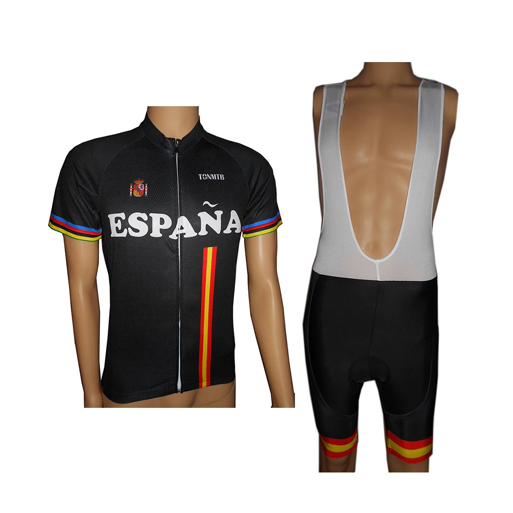 Популярная испанская дизайнерская ciclismo трикотажная одежда для велоспорта короткая кофта для велоспорта Спортивная Одежда гонщика сетчатый материал cullot 9D гелевая накладка