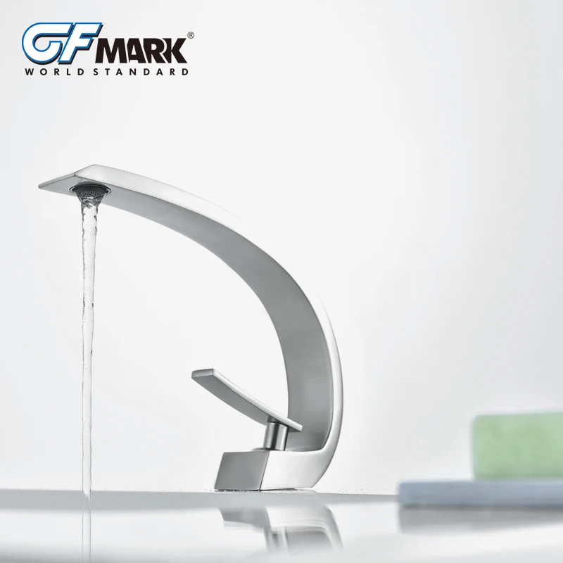 GFmark матовые Смесители для ванной комнаты латунные смесители современный