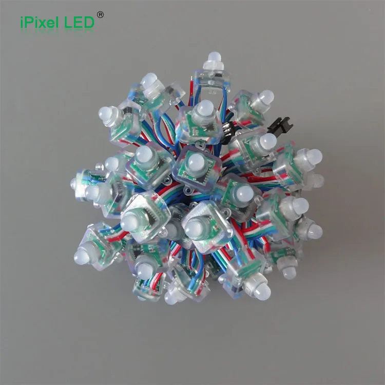 US $380.00 TM1914WS2801 Mini square pixel 12mm rgb led pixel string for christmas light