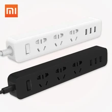 Оригинал XiaoMi 3 USB Зарядка Порта Mini Power Strip с 3 Розетки Стандартный Разъем