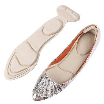 

Women Thickening Massage Insoles Breathable Sweat Absorbent two-in-one heel pad Non-slip super soft insole Non Slip shoes pad