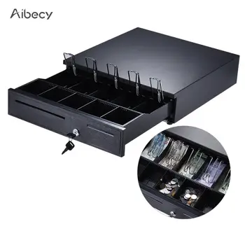 

Electronic Cash Drawer Box Case Storage Support Auto Manual Open Key-lock RJ11 for Epson Star POS Printer Money Register