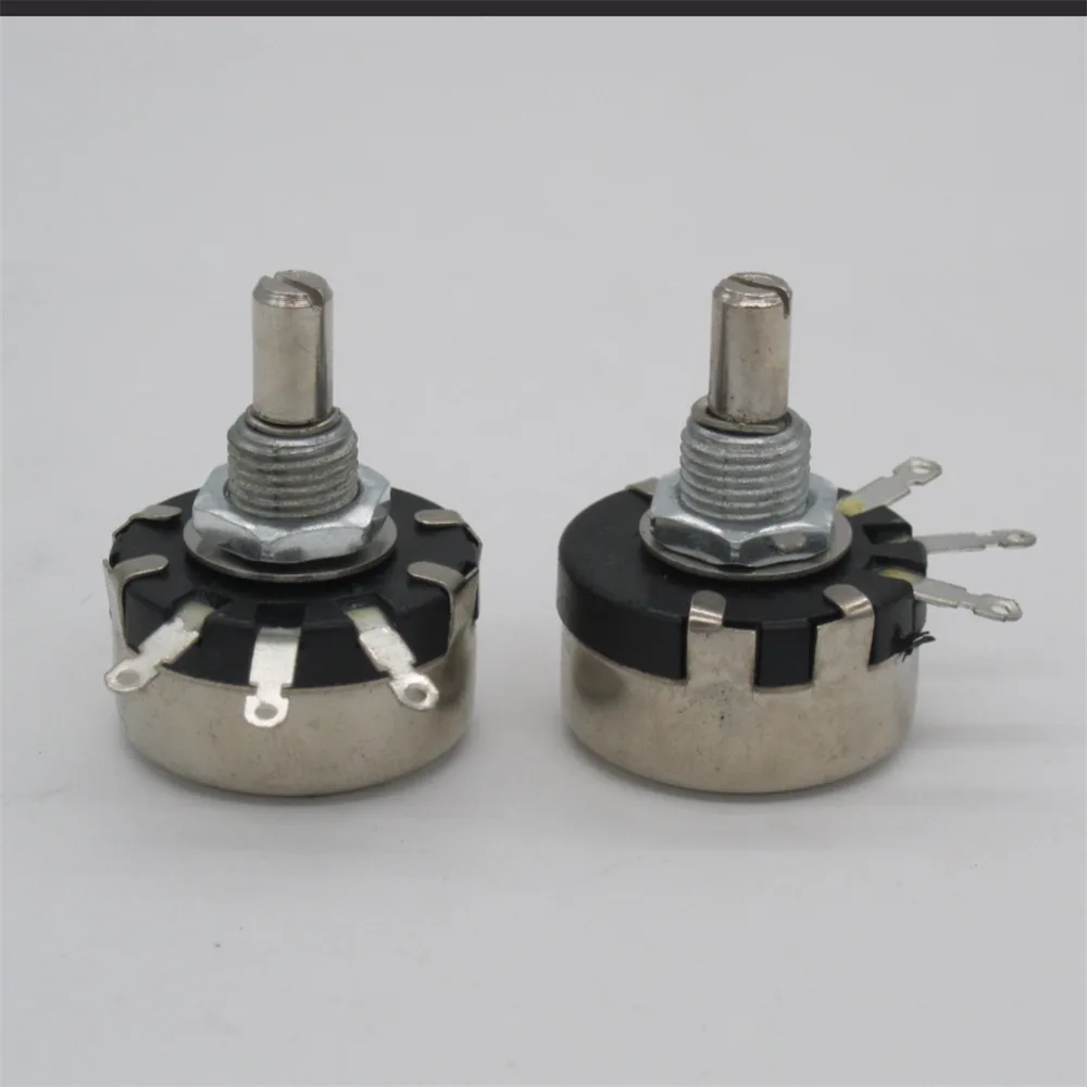 5 шт. WX110 (010) 6 8 k ohm 3 клеммы для спайки мм круглый металлический вал с одним