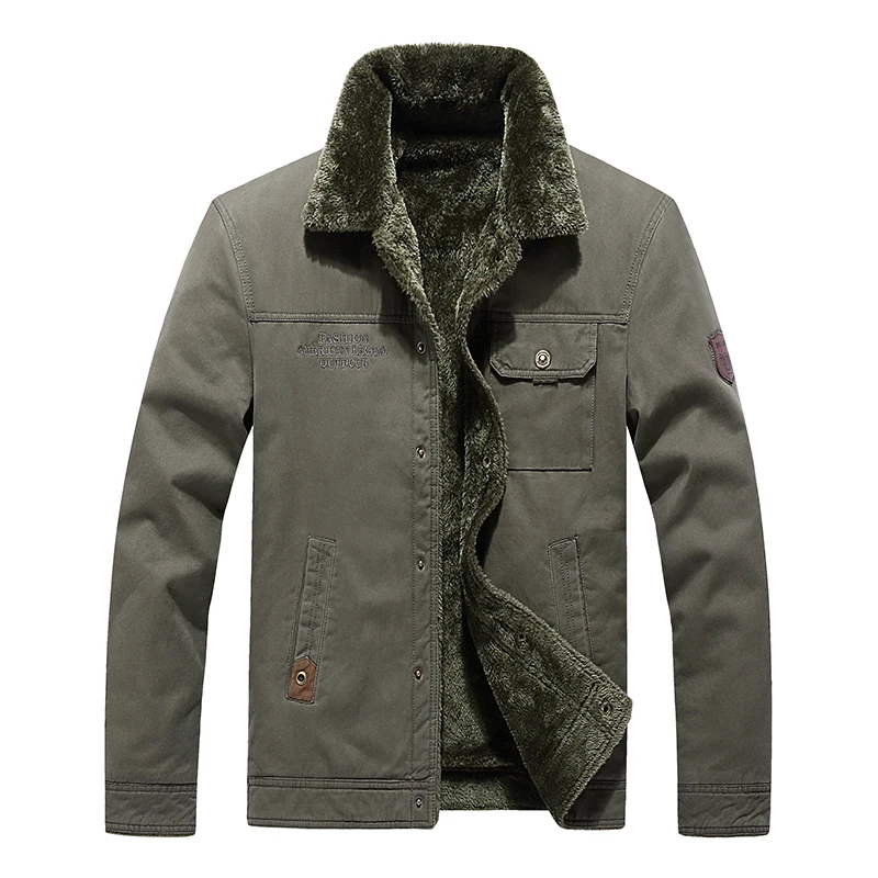 

Winter Jacket Men Thick Warm Parka Winter Coat Military Army Fur Fleece Male Puffer Jackets Casual Windbreaker Plus Size 5XL 6XL