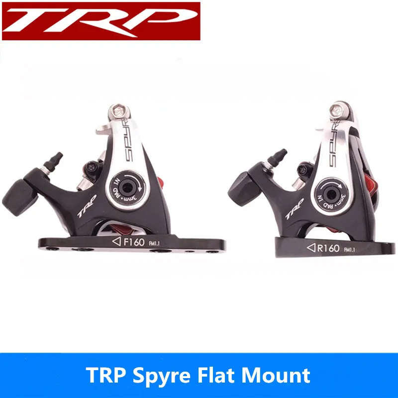 TRP Spyre плоское крепление механическое Двойное боковое включение дорожный дисковый тормозной суппорт SPYRE передний задний 160 мм суппорты, w/or w/o ротор