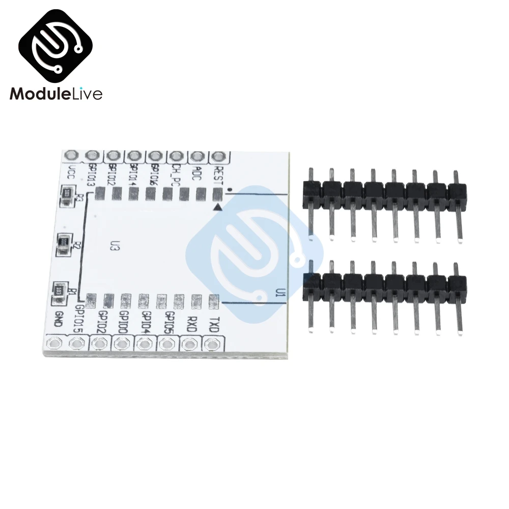 5 шт. ESP8266 серийный WI-FI модуль адаптер пластина распространяется на ESP-07 ESP-08 ESP-12E ESP-12 ESP-12F