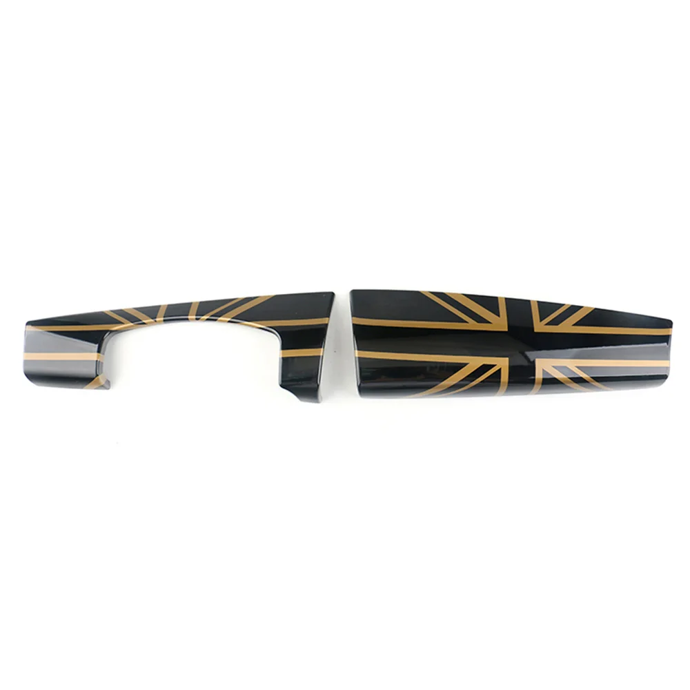 Gold Union Jack Панель приборной панели автомобиля, накладка, наклейка, украшение интерьера для Mini Cooper S One R55 R56 R57 R58 F55 F56, аксессуары - Название цвета: Gold Union Jack