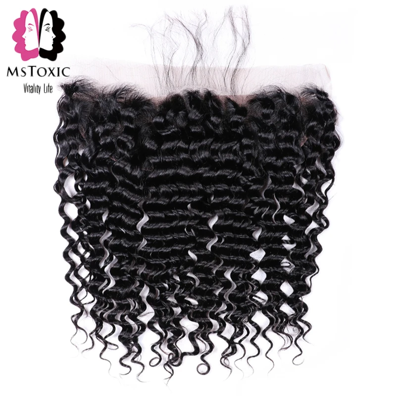 MsToxic Pre Plucked Peruvian Deep Wave Frontal Closure NonRemy Human Hair Frontal 13x4 Lace Frontal Closure With Baby Hair MsToxic Pre Plucked Peruvian Deep Wave Frontal Closure NonRemy Human Hair Frontal 13x4 Lace Frontal Closure With Baby Hair