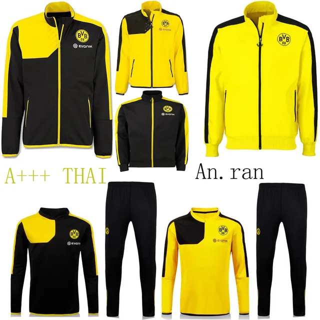 2015 Borussia Dortmund Dortmund formación chaqueta 15 16