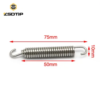 

ZSDTRP Universal wholesale Motorcycle Modified spring used AT Muffler exhaust pipe blue or withe color