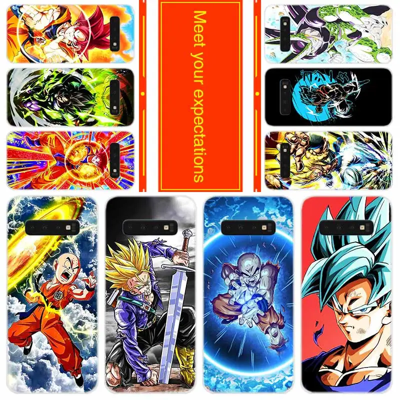 

Phone for Samsung Galaxy S10 E S9 S8 Plus S7 s6 Edge s10 plus s5 Note 10 9 8 Cover Case Dragon Ball DragonBall z goku