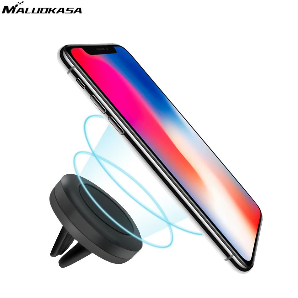 

MALUOKASA Universal Magnetic Car Mobile Phone Holder Air Outlet Base Mount Stand Auto Smart Phone Magnet Support Stent Bracket