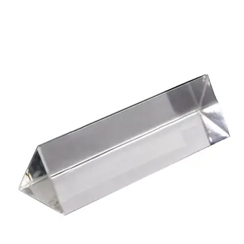 

Optical Glass Triple Prism Lens Tranparent Physics Teaching Student Spectrum