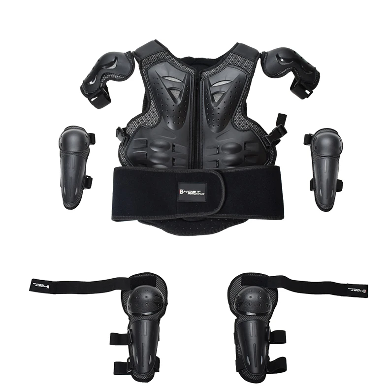 Мотоциклетная куртка для детей, защита для верховой езды, броня для мотоцикла, оборудование для мотокросса, гоночная броня для тела, комбинированное снаряжение