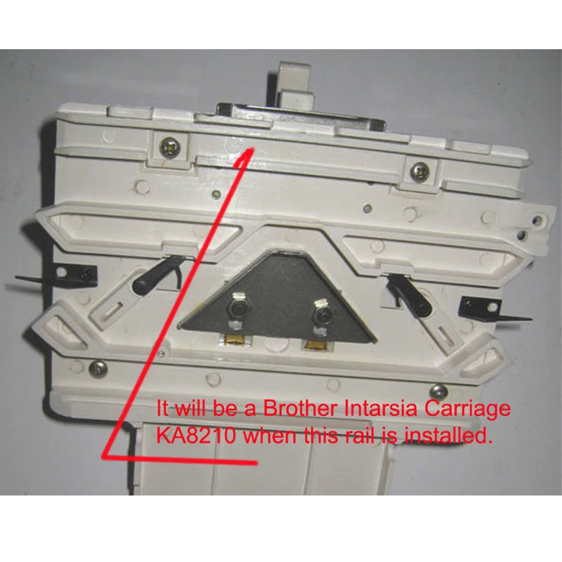 AG-24 Интарсия карета KA8210 Экстра рейка для 4,5 мм 5,6 калибра Brother Серебряный Рид вязальная машина аксессуары KH860 KH970 SK280