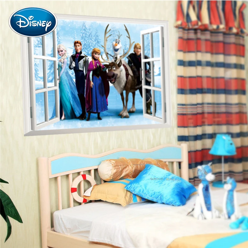 Disney новая наклейка "Мстители" Детская комната спальня фон водостойкие временные наклейки