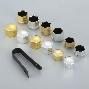 

20Pcs Anti-Rust Car Wheel Nut Caps Auto Hub Screw Cover 17 19 21mm Bolt Rims Exterior Decoration Socket Protection Covers Caps