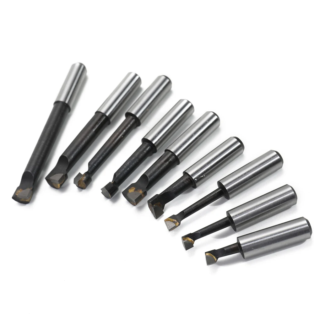 

9PCS/Set Hard Alloy Shank Boring Bar for 50mm Boring Head Lathe Milling Mayitr Carbide Tipped Bars 12mm CNC Machine Tools