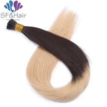 Ombre I Tip font b Hair b font Extensions Balayage Highlight Dark Brown Roots Color 2